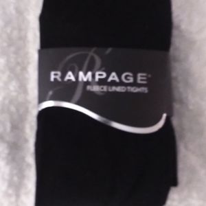 Rampage NWT 2pack blk fleece lined tights S/M